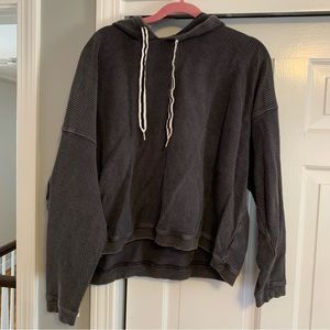 Aerie ribbed hoodie